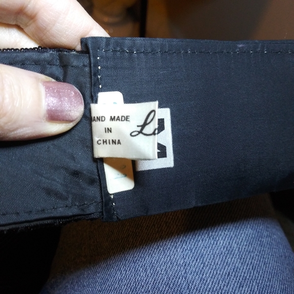 Vintage 80's Le Regale LTD. Hand Made Black Beaded Belt - Picture 10 of 14